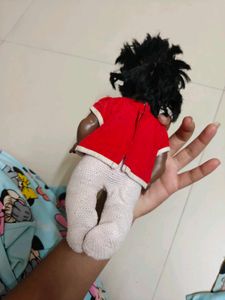 Vintage Doll with Red and White Outfit