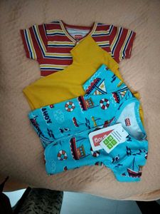 baby hug set of 3 cotton t- shirts