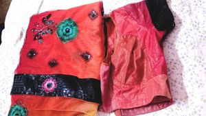 Elegant Embroidered Saree Blouse