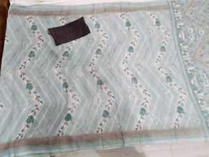 🇳🇿💫🎀Elegant Floral Print Saree