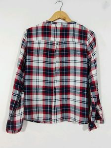 Alibi Multicolour Checks Printed Top (Women)