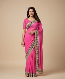 🆕Ready to Wear Heavy Designer Saree & Blouse
