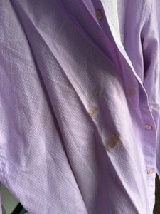 Men's Lavender Button-Up Shirt