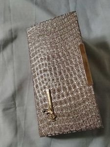 Sparkling Rose Gold Clutch