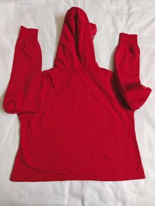 🆕 Red 'Revolution' Crop Hoodie