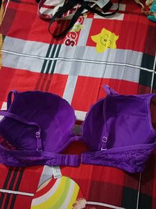 Purple Lace Bra