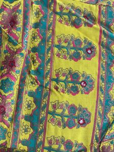 Vibrant Yellow Ethnic Kurta Set with Jacket