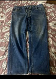 Baggy Blue Wash Denim Jeans