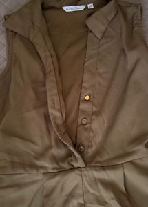 Chic Olive Green Sleeveless Jumpsuit