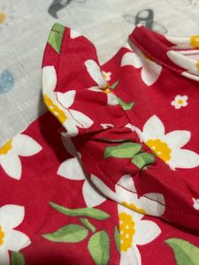 Babyhug Floral Full Sleeves Romper | 0-6 months