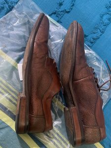 Brown Leather Oxford Shoes