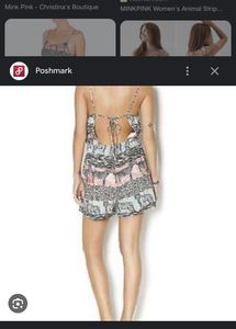 Backless Jumpsuit Romper With Summer Print