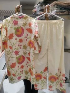 Floral Print Kurta Set