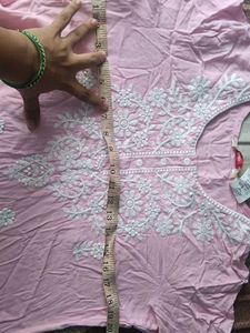 Pink Embroidered Kurta Set