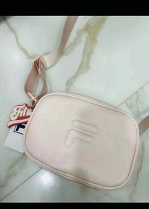 Pink Fila Crossbody Bag