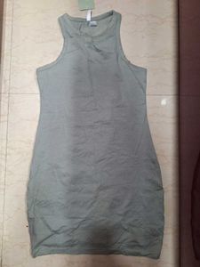 Light Green Sleeveless Tank Dress