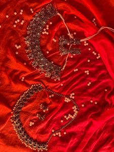 Oxidised Silver Necklace Set
