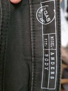 GAS Anders Jet Black Jeans