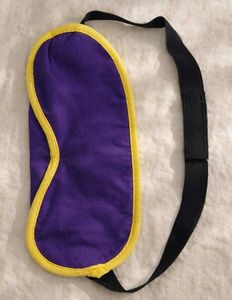 Purple & Yellow Sleeping Eye Mask