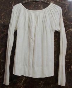 White Winter Top
