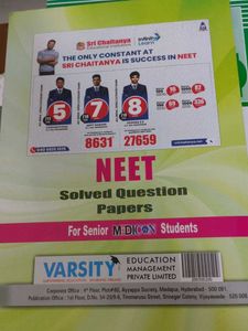 NEET Solved Question Papers Book