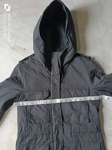 brand name is DIESEL OG Men's Hooded Parka Jacket