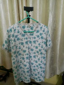 Blue Floral top