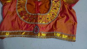 price drop Orange &amp; Pink design blouse