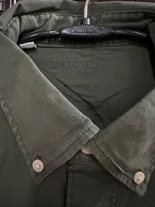 GRAB NOW Selected Homme Olive Shirt