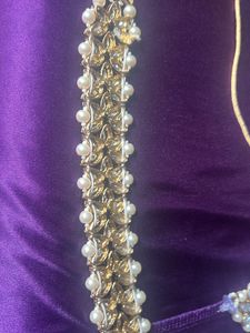 Elegant Rhinestone &amp; Pearl Choker Set