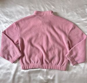 Cute Pink Fleece/Teddy Pullover Sweatshirt