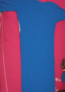 Elegant Teal Kurta and Plazo with Gold Embroidery