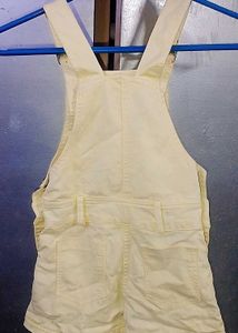 Cute Girls' Embroidered Overalls
