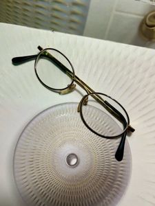 Vintage Oval Gold-Rimmed Eyeglasses for Kids