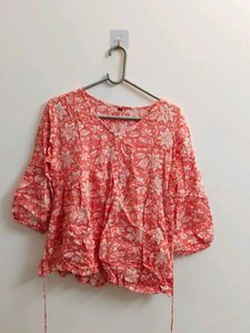 New floral Print Cotton Top