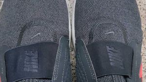 Nike Black Red Slip-On Sneakers