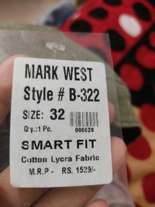 Men's Grey Texture Cotton Blend Pant
