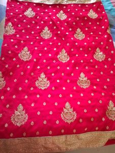 Womens Red Saree