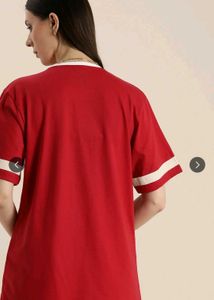 Red "19 Palmdale" Graphic T-Shirt