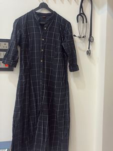Checkered Casual Kurta