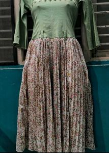 Elegant Floral Print Maxi Dress