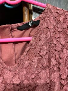Elegant Lace A-Line Dress