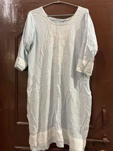 Blue embroidered Kurta set