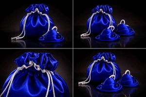 Royal Blue Drawstring Pouches