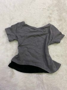 Y2K Layered Grommet Top