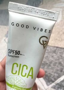 Good Vibes SPF50 PA++++ Cica Sunscreen 💚