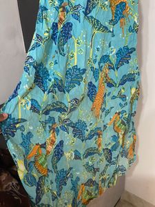 Vibrant Floral Print Kurta