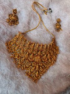 sale 🥳Gold Plated Necklace and Earrings Jewelle