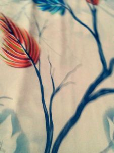 Elegant Blue Tree Print Saree