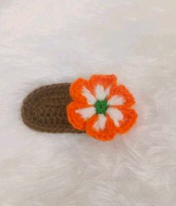 Handmade Crochet Flower Hair Clip